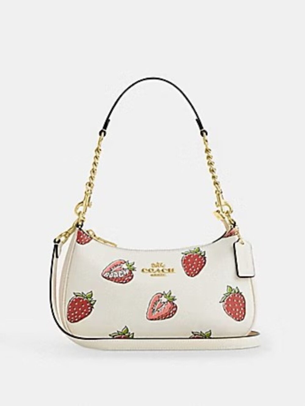 NWT Coach Teri Shoulder Bag With Strawberry Print (CAL62)